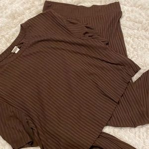 H&M brown set